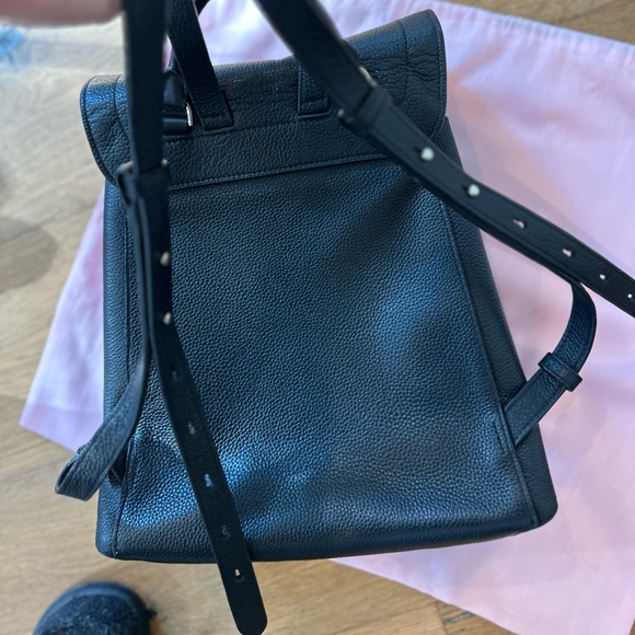 BOGO Kate Spade Black Leather Backpack - Picture 5 of 9